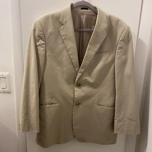 Khaki suit jacket 38S